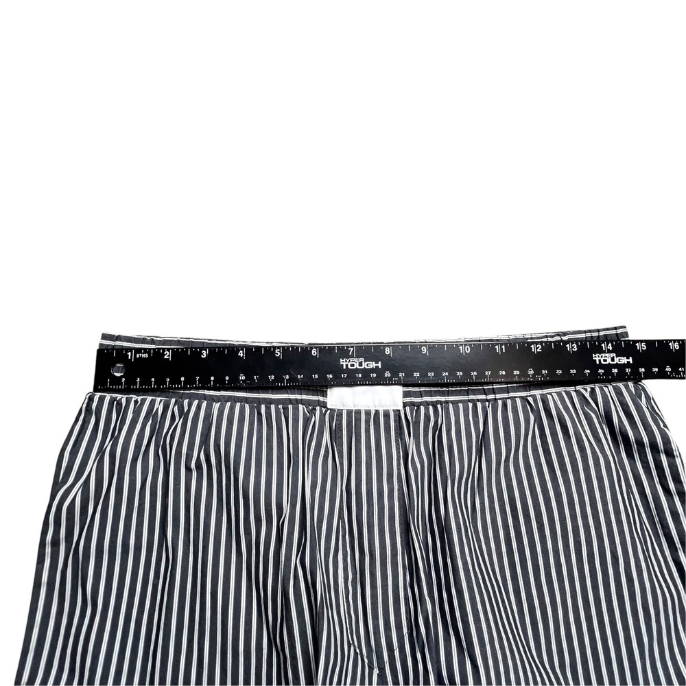 Lioness Navy Blue White Striped Elastic Waist Pajama Pants Small - Picture 6 of 11